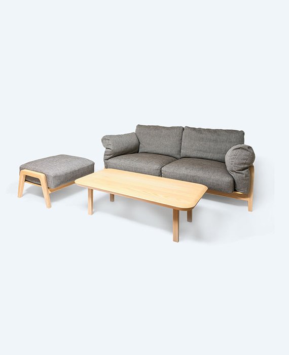 Living Wood Sofa - Image 4