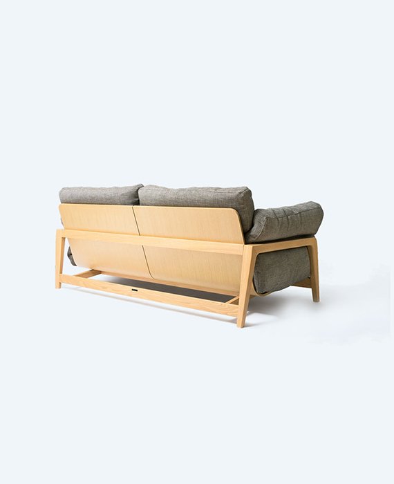 Living Wood Sofa - Image 3